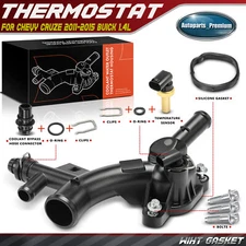 Coolant Thermostat Housing Water Outlet for Chevy Cruze Sonic Trax 1.4L 25193922