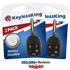 2 Uncut Remote Head Ignition Key Keyless Entry For CWTWB1U793 Fob Control