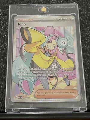 Pokmon TCG Iono Full Art 254/193 Scarlet & Violet Paldea Evolved Halo |  eBay
