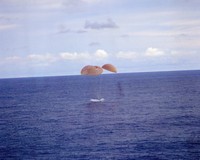 11x14 Nasa Photo: Apollo 13 Command Module Splashdown After Perilous Mission 11x14 Nasa Photo: Apollo 13 Command Module Splashdown After Perilous Mission