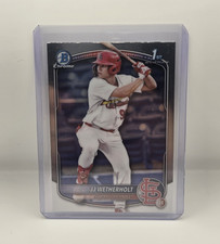 Topps 2024 Bowman Chrome Prospects 1st Bowman JJ Wetherholt St. Louis Cardinals