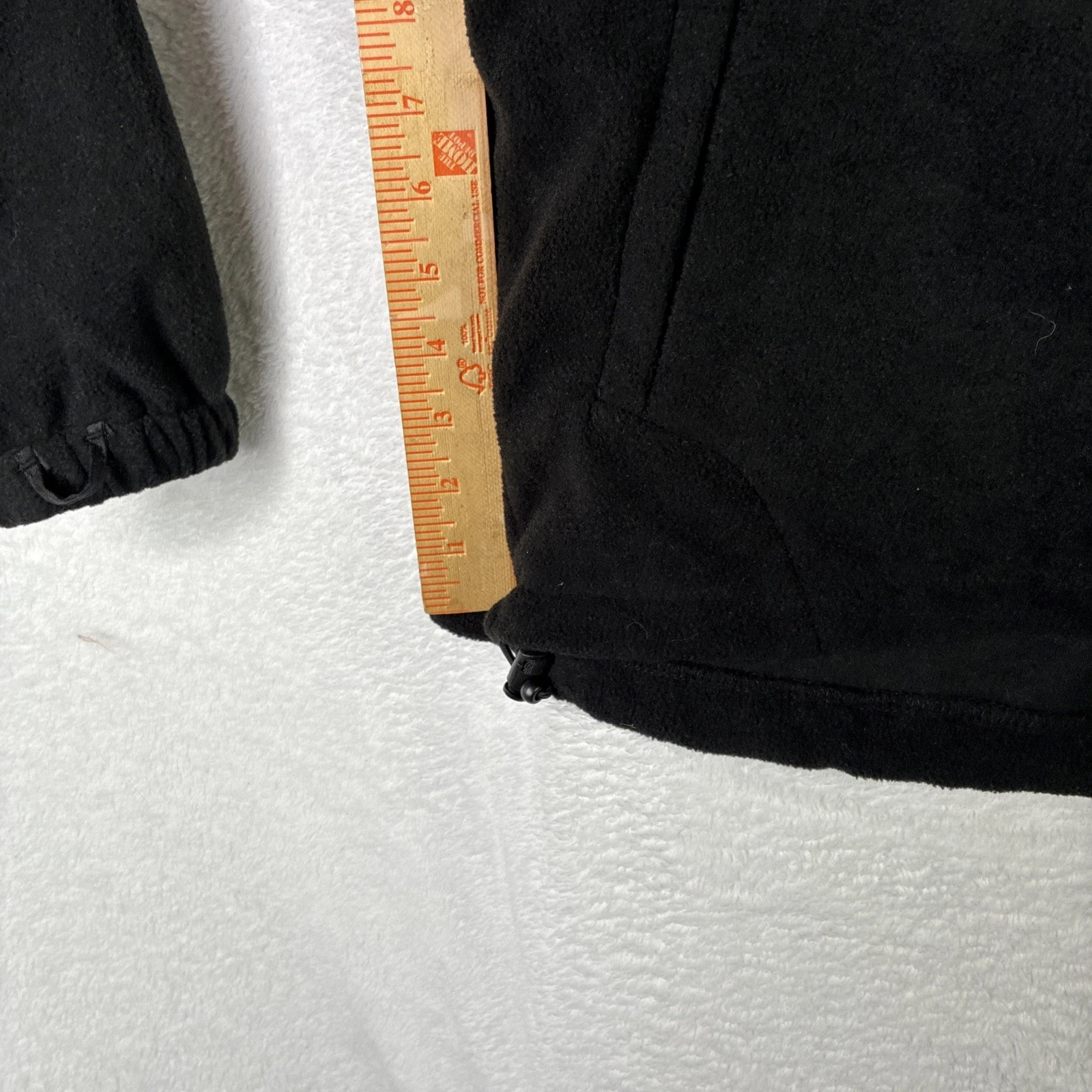 Radwear Radians Fleece Jacket Mens Large Black Full Zip Workwear Outdoor - product detail image 9