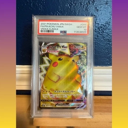 Collectible Individual Grade 10 Pikachu Pokémon TCG Card Games in