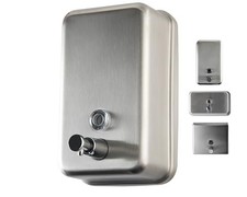 Commercial Soap Dispenser Wall Mount, 304 Stainless Steel Solid Brass Pump ...