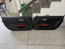 2018-2023 Mustang Gt V6 Ecoboost Lh Rh Premium Leather Insert Door Panels Pair 2018-2023 Mustang Gt V6 Ecoboost Lh Rh Premium Leather Insert Door Panels Pair