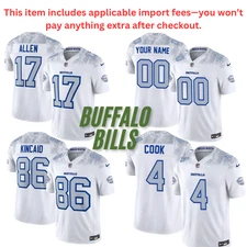 Men's Bills White 2025 F.U.S.E. “Rivalries” Vapor Stitched Jersey