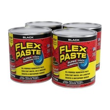 Flex Paste Net Wt 3 lb. Black All Purpose Strong Flexible Watertight Sealant