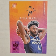 2019-20 Panini Court Kings Fresh Paint Auto Jaylen Nowell #FP-JNO RC Ruby 48/99
