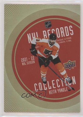 2021 Upper Deck Extended Series Record Collections Gold 80/250 Keith Yandle 0sk2