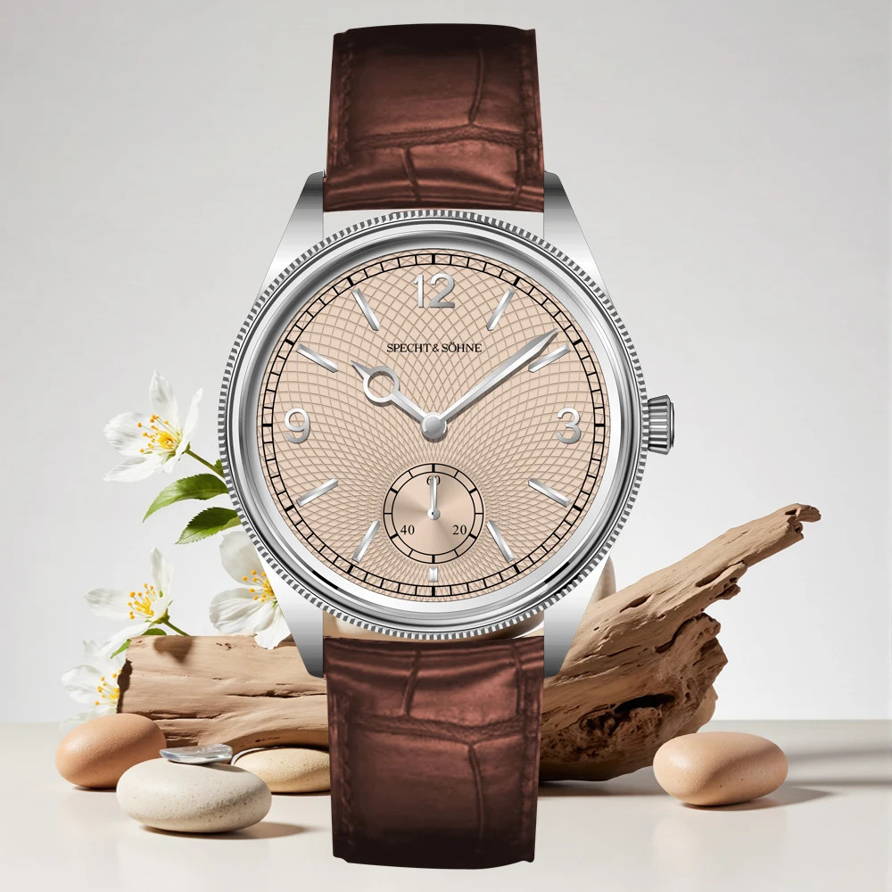 Specht & Söhne 1908 Automatic Mechanical Watch Men 38.5mm Sapphire