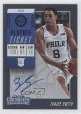 2018-19 Panini Contenders Playoff Ticket 37/65 Zhaire Smith #118 Auto 0cv