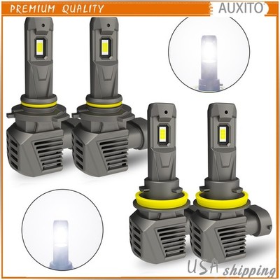 AUXITO 9005+H11 LED Headlight Bulbs White Low Beam Conversion Kit Brighter 120W