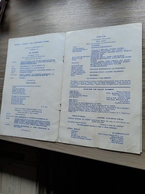 BALLET THEATRE PROG 1965, SCARBOROUGH OPERA HOUSE, BALLET RAMBERT