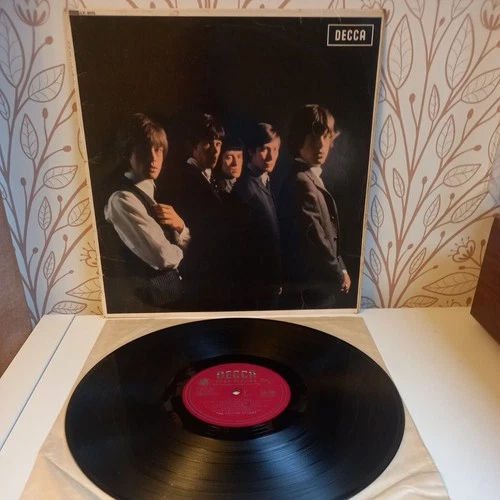 ROLLING STONES DEBUT S/T EARLY 1A 4A UK VINYL LP MONO UNBOXED DECCA LK4605