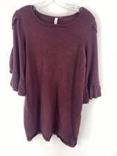Ny Collection Sweater Midi Dress | Round Neck, 3/4 Sleeve Good Condition
