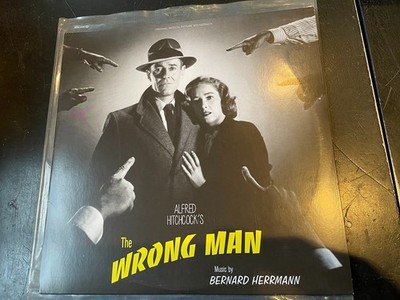 THE WRONG MAN (Bernard Herrmann) DOL Yellow Vinyl Ltd Score Soundtrack LP NM