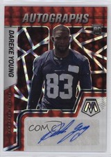 2022 Panini Mosaic Rookie Red Prizm Dareke Young #RAM-DY Auto 3hd
