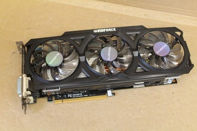 Gigabyte NVIDIA GeForce GTX 760 WINDFORCE OC 2GB GDDR5 Grafikkarte GV-N760OC-2GD