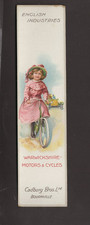 Bookmark - Cadbury Bros Warwickshire Motors & Cycles - 15 x3.5 cm