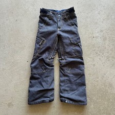 Burton DryRide Snowboard Pants Kids Youth XS Navy Blue Snow Ski Skiing