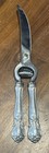 Sterling Silver Handled Serving Pieces- Vintage Lot Of 3- Fork/Knife Set+ Shears — photo 7
