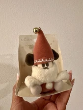 Tokyo Disney Resort Christmas 2025 Lil RingRing Mickey Fairy Red Plush Badge