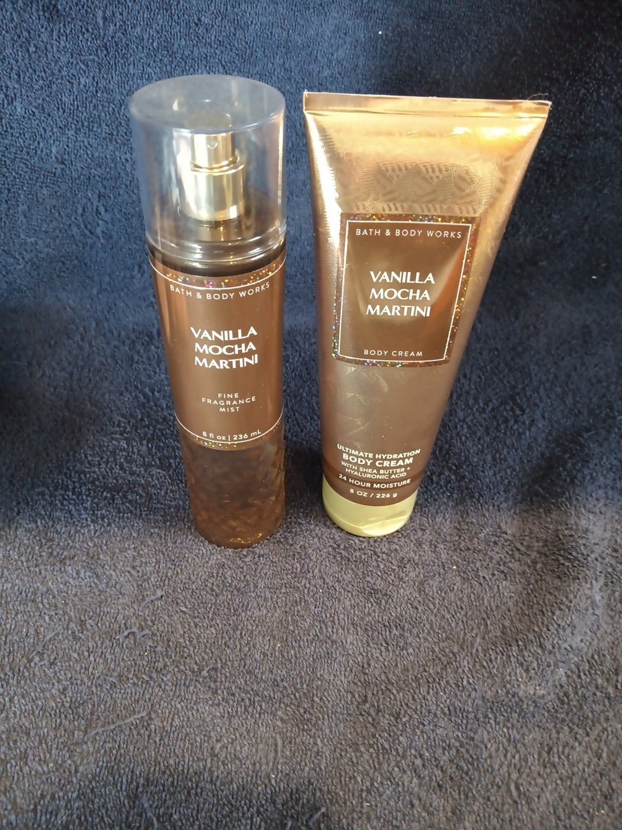 Vanilla Mocha Martini Body Spray And Body Cream From Bath & Body