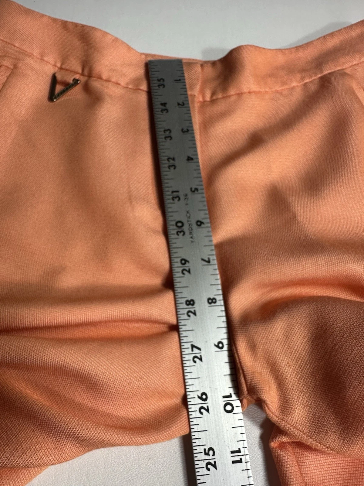 Versace Jeans Couture pantaloni donna 28 42 melone vita media gamba dritta Y2K