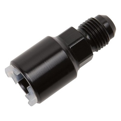 Russell Fuel Hose Fitting 6AN Male x 3/8' SAE Quick-Disconnect Push-On Female Fi