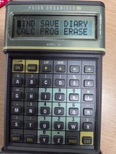 Psion Organizer II Pocket Computer Vintage 32k RAMPAK & FORMULATOR PAK
