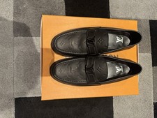 Louis Vuitton Black Major Loafers In Box Size 7.5 Worn Once 100% Authentic