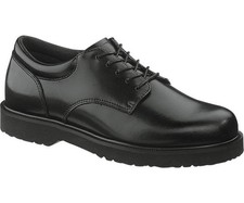 Bates E22233 Mens High Shine Black Leather Lace Up Oxfords Shoes