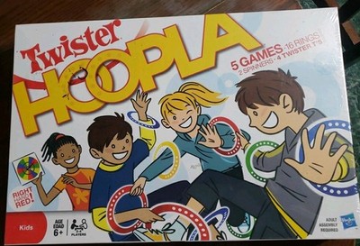 NEW Twister Hoopla: With 5 Twists on Twister! Throw a party anytime, anywhere!  