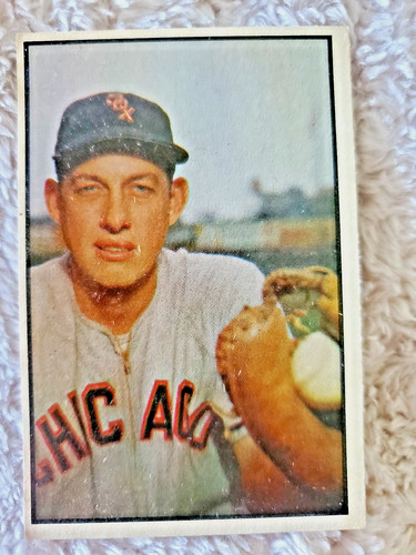 Sherman Lollar #157 1953 Bowman Color card