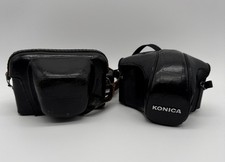 Vintage Konica Autoreflex TC Camera  Taron E 13119 W/ Case Parts Only Untested