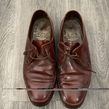 Barker made in England męskie buty formalne skóra brązowe uk 7