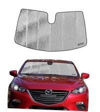 Windshield Sunshade Silver Water Ripple for Mazda 3 Sedan/Hatchback 2014-2018