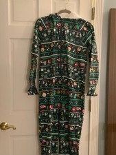 Disney Parks Christmas 2020 Holiday Adult One Piece Pajamas Size Medium