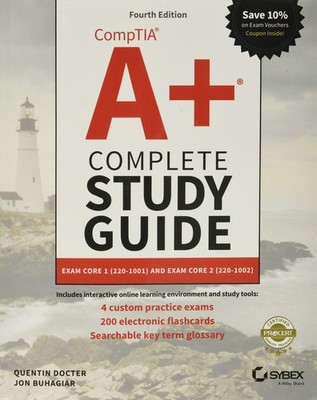 Comptia A+ Complete: Exam 220-1001 and Exam 220-1002 - paperback Docter, Que...