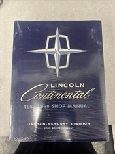 1967 - 1968 Lincoln Continental Shop Manual