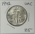 1942 Walking Liberty Half Dollar Coin
