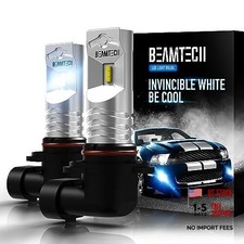 H10 Fog Light Bulb,CSP Chips 6500K 800 Lumens Xenon White H10 9140/9145 