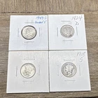 (47) Mercury Dime Silver 10C Lot 1918-S 1924-D 1943-S (47 total dimes)