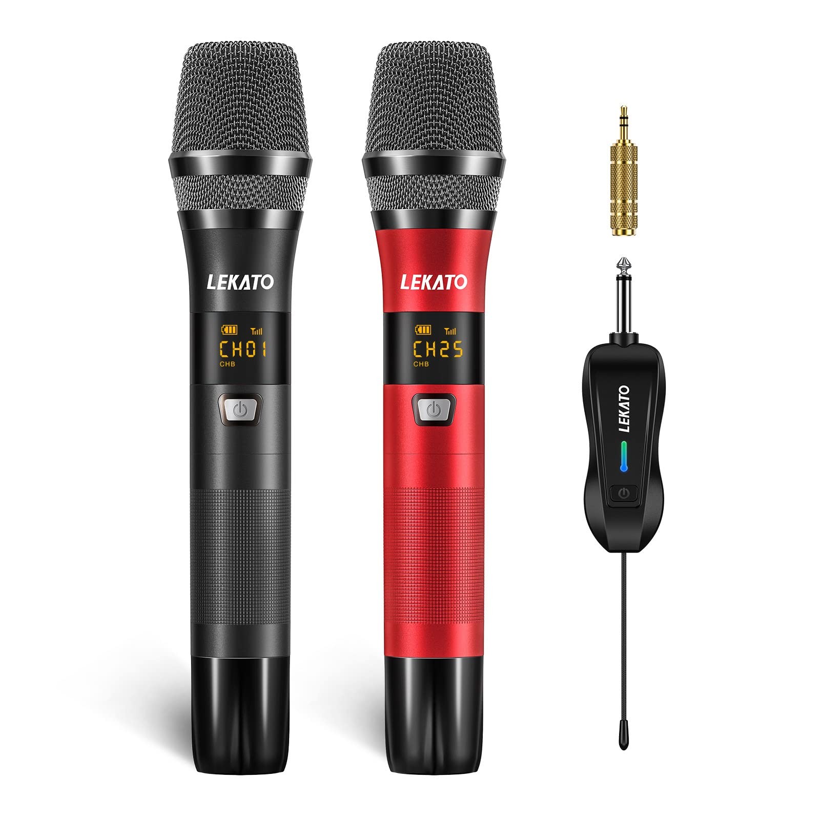 Microphone de chant sans fil 25 canaux pour remplacer les micros filaires encombrants