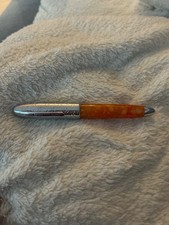 Breitling Stift Pen funktioniert nicht Amber Silberfarben ohne Box!
