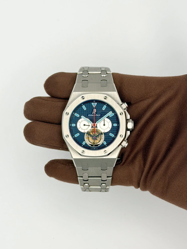 2004 Audemars Piguet Royal Oak Tourbillon Archive Paper. 44mm Stainless Steel