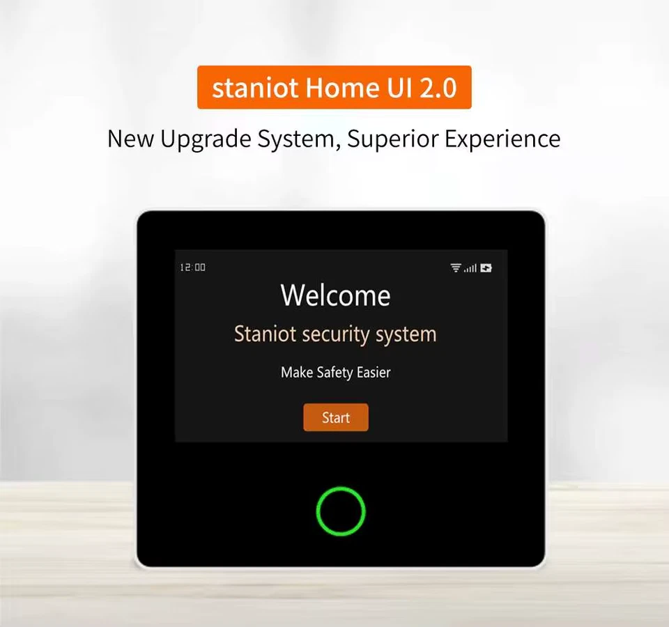 4.3-inch panel Tuya Smart Home Security System Wireless WIFI 4G For Home burglar - Image 2 of 4