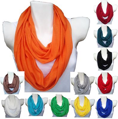 Schlauchschal weicher Damen Herren Loop Schal Rundschal Halstuch Maske einfarbig