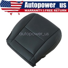 For 2010-2015 Chevy Camaro Driver Bottom Replacement Leather Seat Cover Black For 2010-2015 Chevy Camaro Driver Bottom Replacement Leather Seat Cover Black