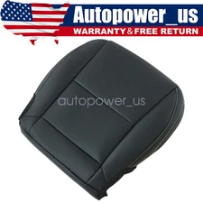For 2010-2015 Chevy Camaro Driver Bottom Replacement Leather Seat Cover Black